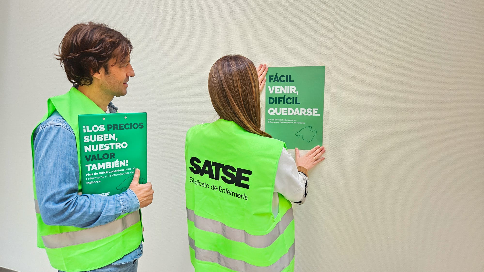 SATSE Baleares inicia una campaña para exigir un plus de difícil cobertura que frene la fuga de enfermeras en Mallorca